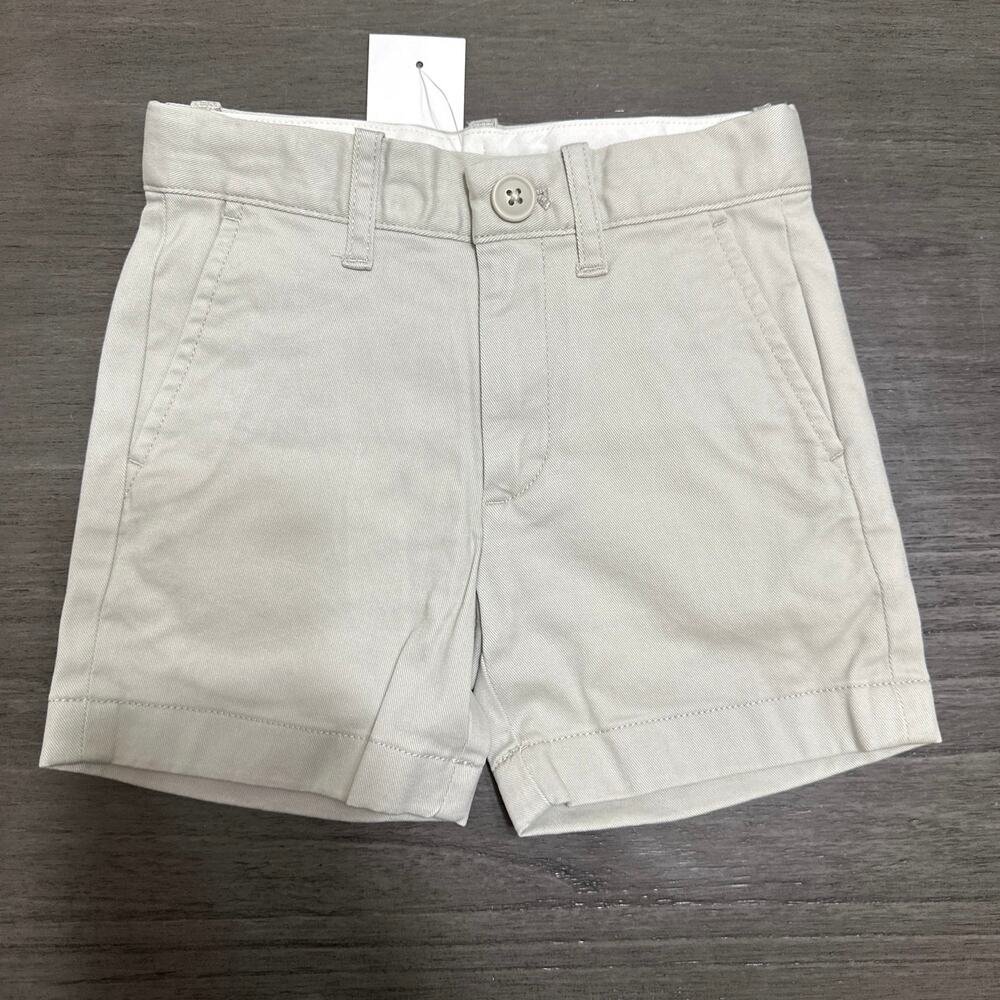 NWT Crewcuts Stanton Chino Short Size 2 Toddler Kids Stone Adjustable J Crew